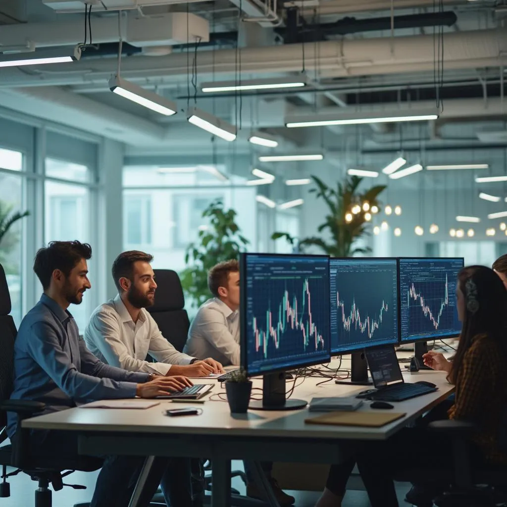 Équipe FinanceAI au travail