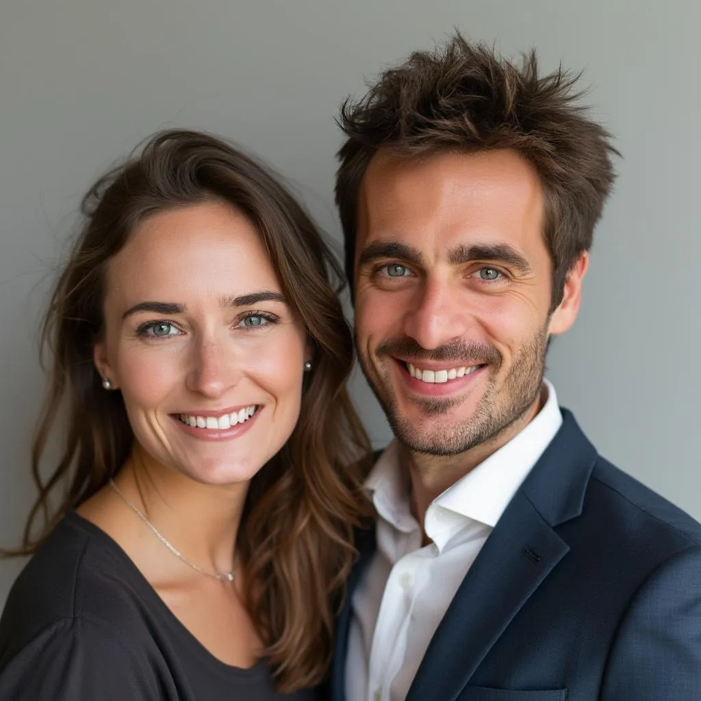 Portrait de Céline et Thomas Bernard